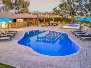 Scottsdale s Largest Hot Tub Davenport Ranch Estate