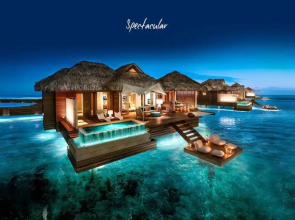 Over the Water Villas Sandals RoyalCaribbean