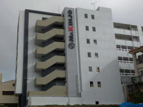 Mr.KINJO inn in front of Children Medical Care Center