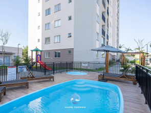 Apartamentos em Bal Piçarras 150 M DA PRAIA com SACADA, WI-FI, PISCINA, PORTARIA 24h, PLAYGROUND e vaga de GARAGEM