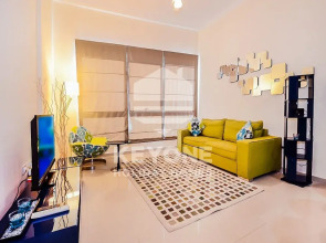 Contemporary One Bedroom with Full Marina View