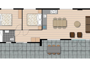 Nice chalet with a sauna and spa, in a holiday park located near the Veluwe