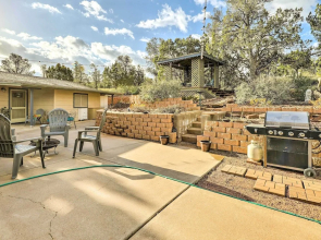 Gazebo & Fire Pit: Pet-friendly Payson Home!