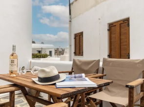 The Naxos Loft with view of the Castle