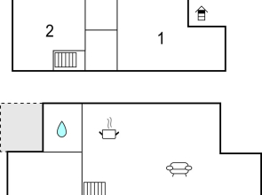 Awesome Apartment in Rosendal With 2 Bedrooms, Sauna and Internet