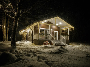 A cottage in the village of Nizhnyaya Salma