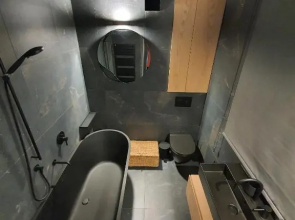 Modern studio in bohemian Uzupis, Vilnius