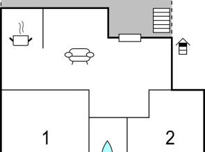 Stunning Apartment in Stara Novalja With 2 Bedrooms and Wifi