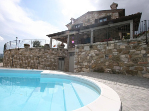 Scenic holiday home in Cagli with roofed terrace and bbq