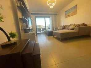 Studio for rent at marina marassi 1 first row Qanal with new furniture