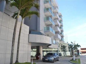Flat pé na areia com vista internet e ar