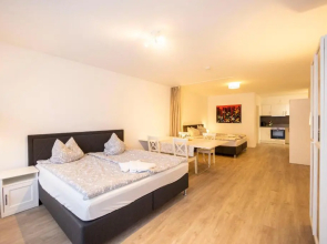 City Apartment Küche Bad im Zentrum Ravensburgs A06