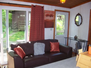 Honeysuckle Lodge set in a Beautiful 24 acre Woodland Holiday Park