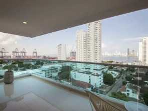 w Modern 2BR w AC in Paradisiac Cartagena