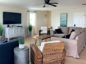 New Listing! Gulf-front W/ Private Boardwalk 3 Bedroom Home