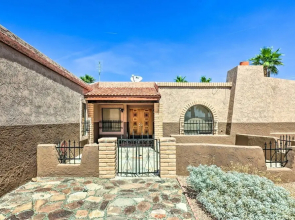 Patio & Panoramic Views: Hillside Lake Havasu Home