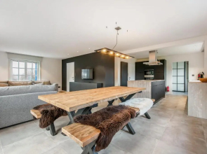 Big modern and bright villa near coast