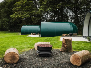 Further Space at Thornfield Luxury Glamping Pods, The Dark Hedges, Ballycastle