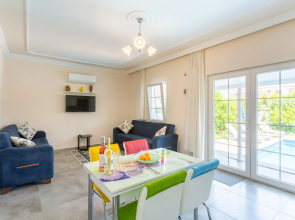 Villa Duman 1 Private Pool A C Wifi Car Not Required - 3164
