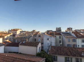 Penthouse 1BR - Cannes Center - Marche Forville - 5 min Palais, Croisette & Plages