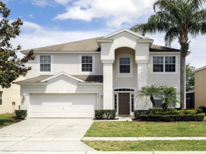 Lakefront 6BR Villa w Pool SPA 2 Miles to Disney