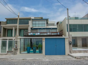 Casa Do Beiral Azul 5 Qts Pé Na Areia Piscina