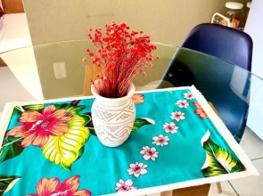 Flat confortável e bem localizado
