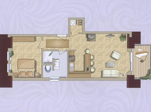 Les Belles, Haus Bastien, FW Noble, Whg 9