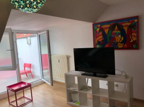 Studio Ochsenfurt mit sonnigem Balkon