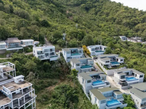 Seaview Hillside 3BR Infinity Pool V254