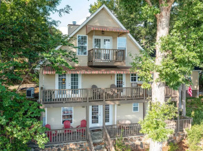 Lakefront Home w/ Entertainment Space & Dock!