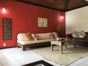 Casa frente praia na av beira mar com piscina