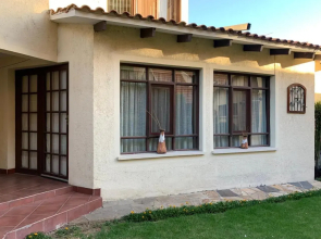 Apartamento con jardin