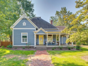 Walk to Mcdonough Square: Historic Home w/ Yard!