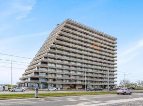 Luxueuze vakantiestudio met zeezicht en terras in Oostende