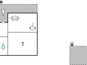 Amazing Home in Gabonjin With Wifi and 1 Bedrooms
