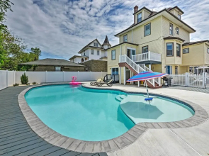 Seaside Wildwood Haven: Walk to Boardwalk/beach!