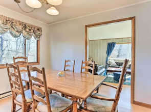 Game Room, Fire Pit: Family-friendly Poconos Haven