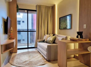 Apê na Pajuçara, AR na Sala, Fitness, Piscina & Kids