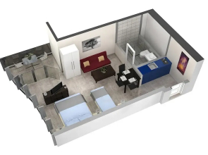 LU Bourbaki I - Allmend Hitrental Apartment