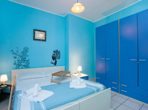Blue house in santa Lucia