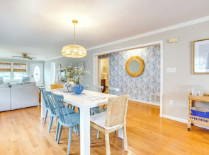 Walk to Brigantine Beach: Home w/ BBQ & Yard