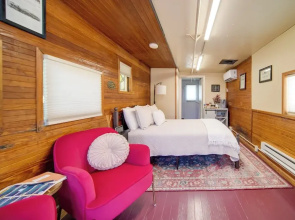 'red NY Central,' Converted Railcar in Dubois!