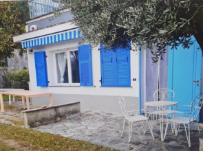 White & Blue House