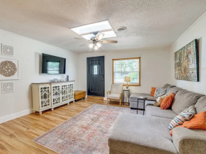 Spacious Deck: Waterfront Home in Gun Barrel City!