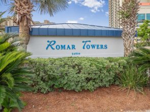 Beach Condo Destination in Orange Beach With Pool Gazebo and White Sands