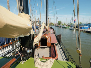 Boat in Leiden Near City Center & Museums