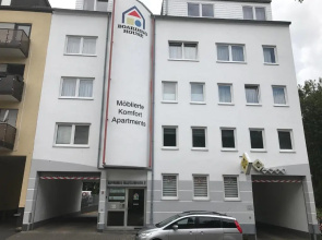 Apartmenthaus Zentrum Komfort Apartments mit Miniküchen verschiedener Größen