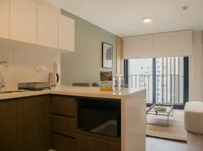 w Radiant 1BR w Private Balcony in Miraflores
