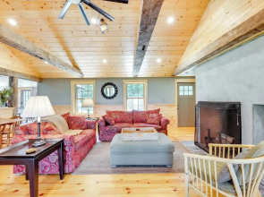 Lakefront Lovell Home w/ Dock: Walk to Town Beach!